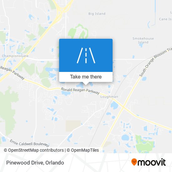 Pinewood Drive map