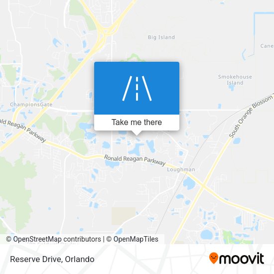 Mapa de Reserve Drive