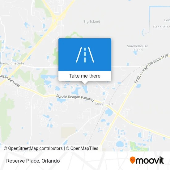 Reserve Place map