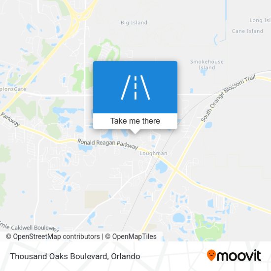 Mapa de Thousand Oaks Boulevard