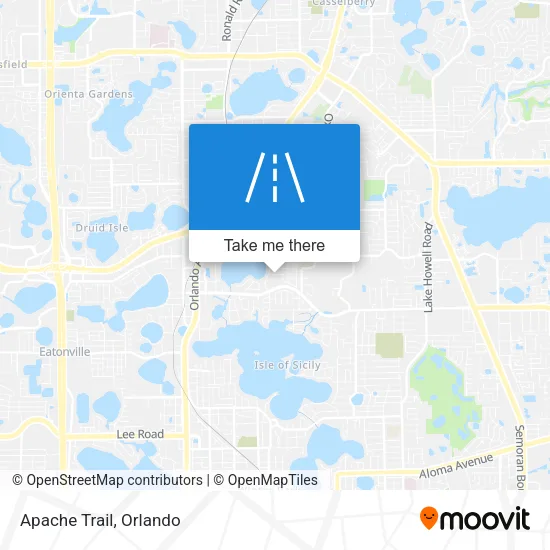 Apache Trail map