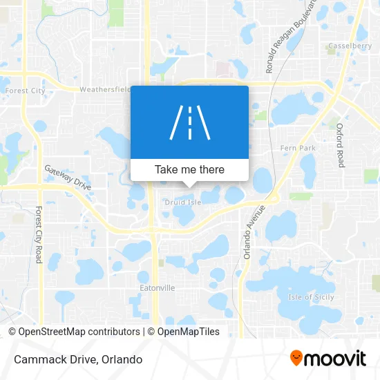 Cammack Drive map