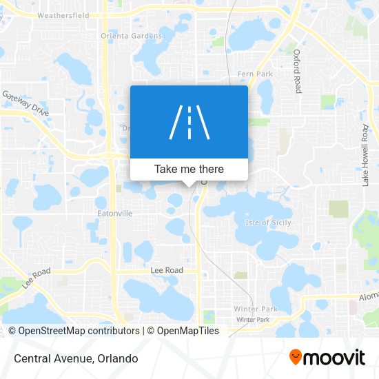 Mapa de Central Avenue