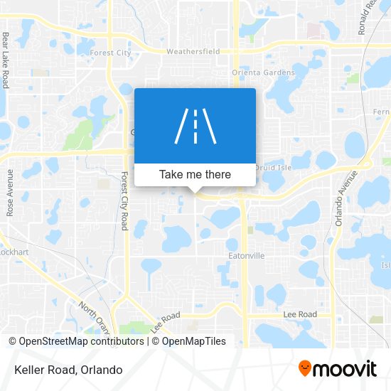 Mapa de Keller Road