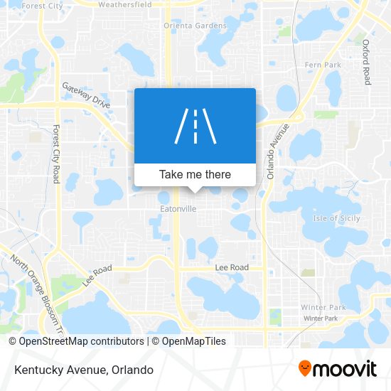 Mapa de Kentucky Avenue