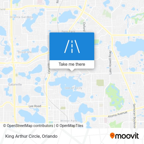 King Arthur Circle map