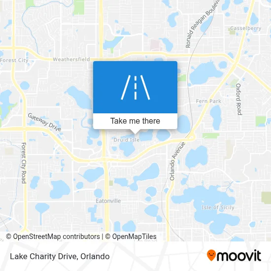 Lake Charity Drive map