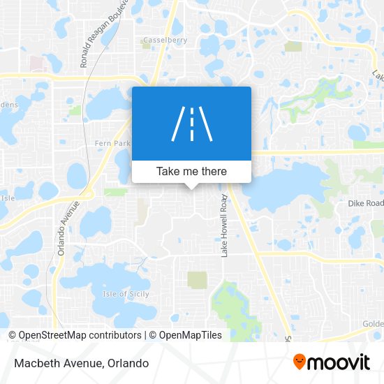 Mapa de Macbeth Avenue