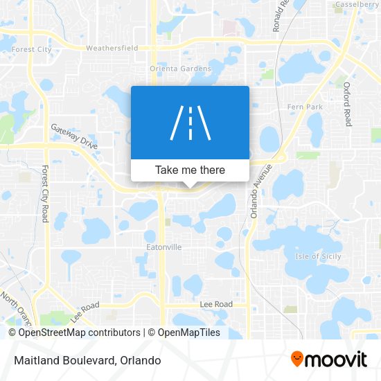 Mapa de Maitland Boulevard