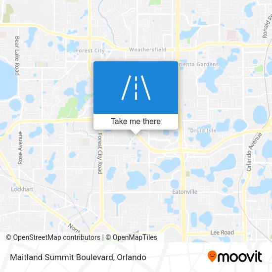 Maitland Summit Boulevard map