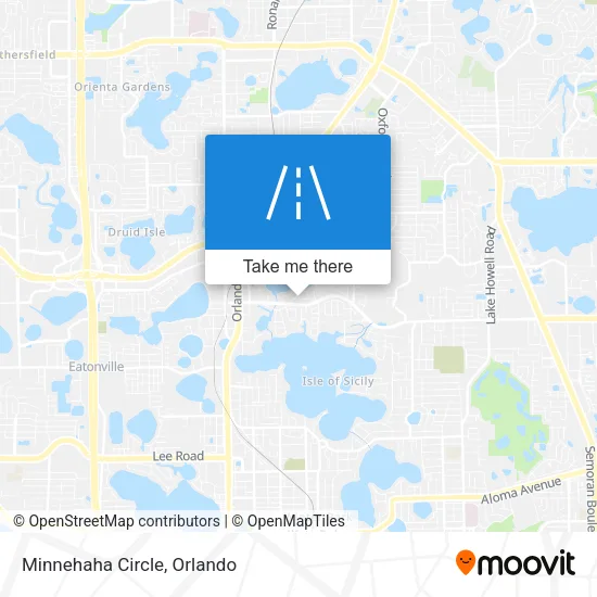 Mapa de Minnehaha Circle