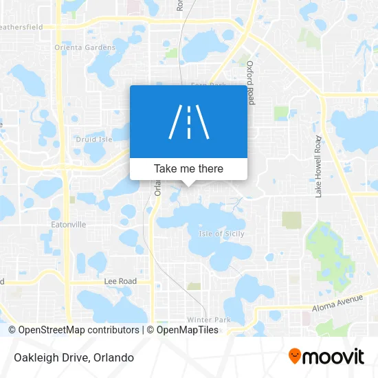 Mapa de Oakleigh Drive