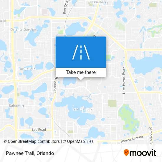 Mapa de Pawnee Trail