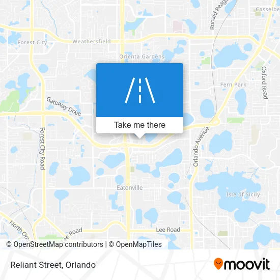 Reliant Street map