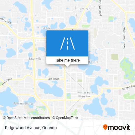 Mapa de Ridgewood Avenue