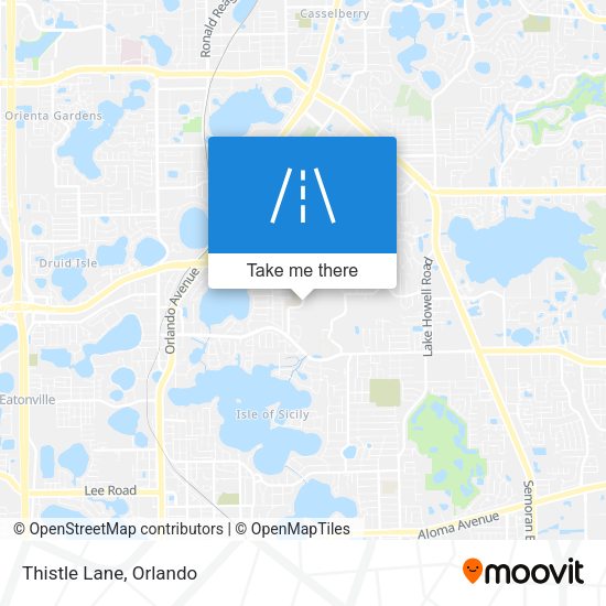 Mapa de Thistle Lane