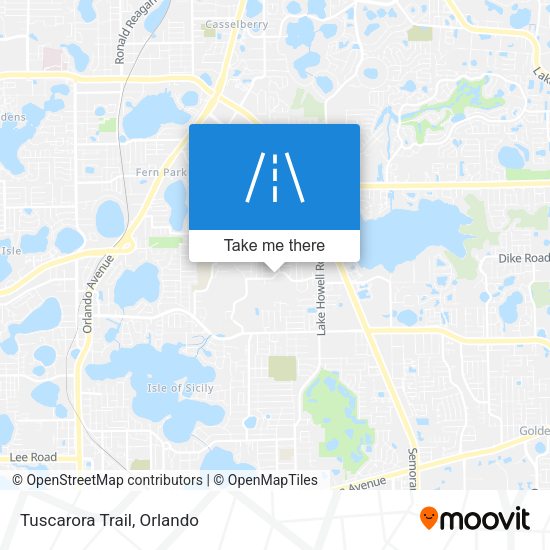 Mapa de Tuscarora Trail