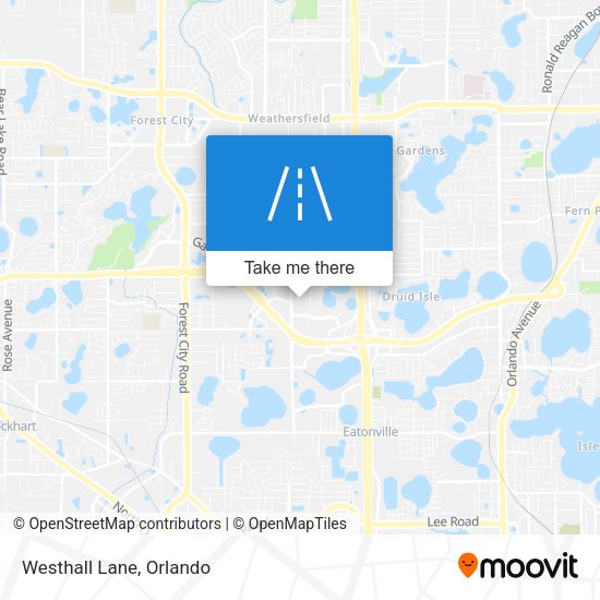 Mapa de Westhall Lane