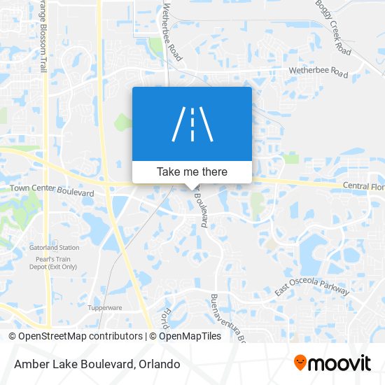 Amber Lake Boulevard map