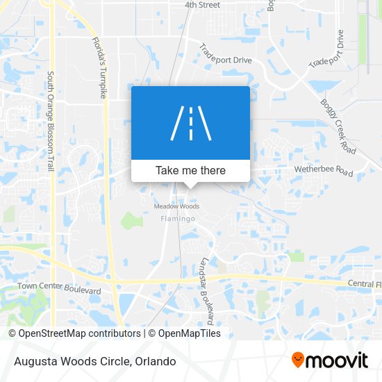 Augusta Woods Circle map