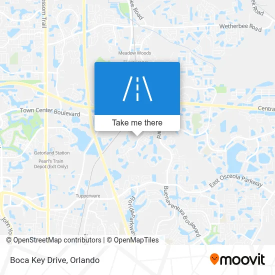Boca Key Drive map