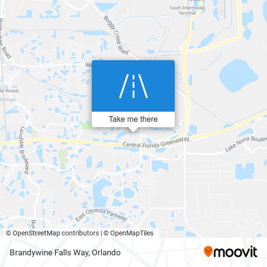 Brandywine Falls Way map