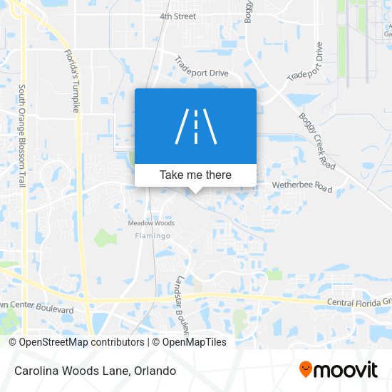 Mapa de Carolina Woods Lane