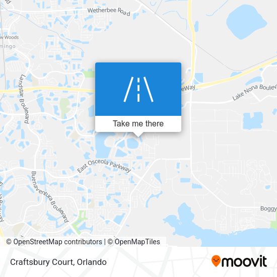 Mapa de Craftsbury Court