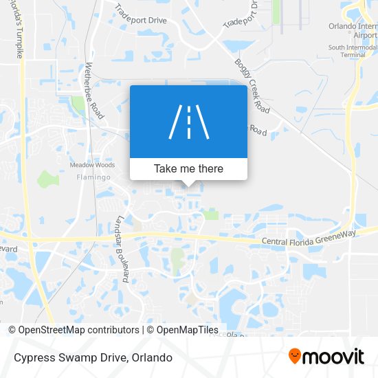 Cypress Swamp Drive map