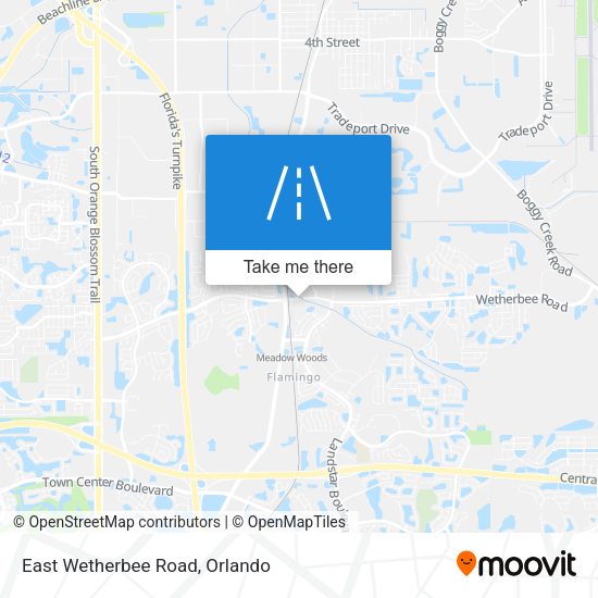 Mapa de East Wetherbee Road