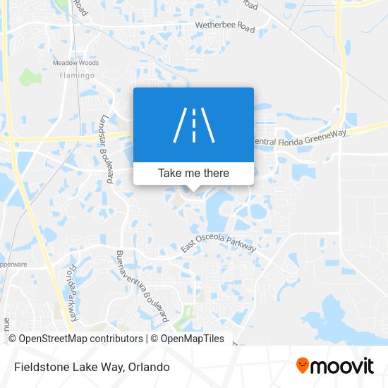 Mapa de Fieldstone Lake Way
