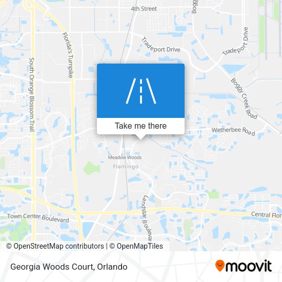 Georgia Woods Court map