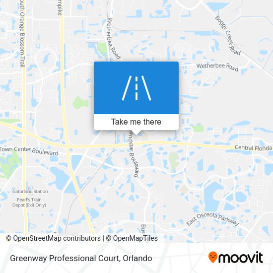 Greenway Professional Court map
