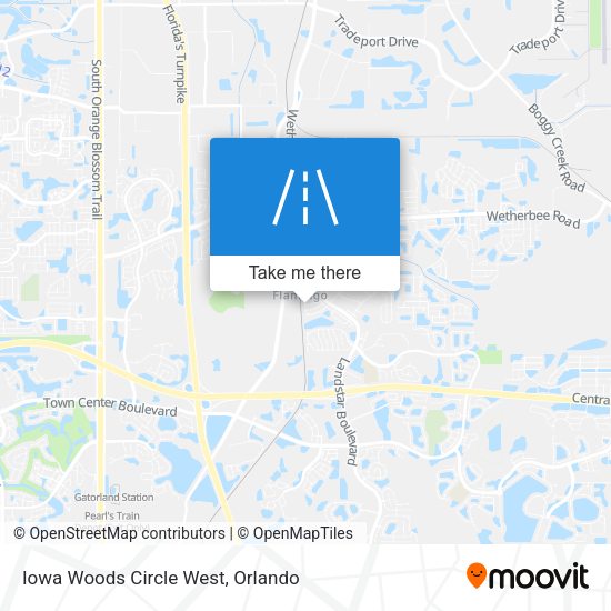 Mapa de Iowa Woods Circle West
