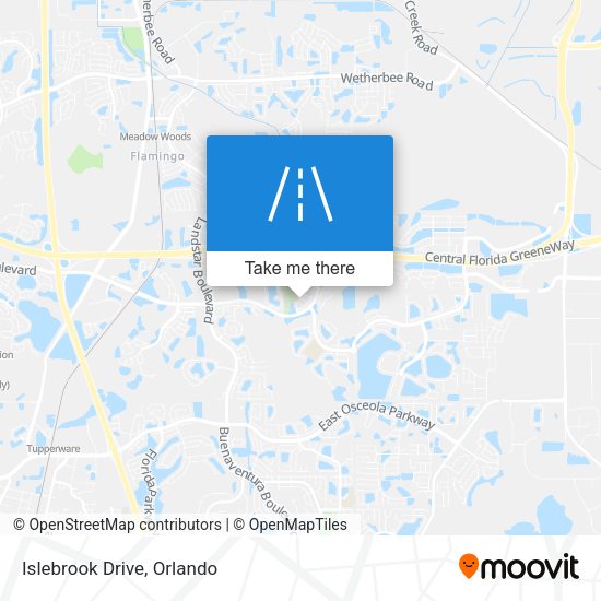 Mapa de Islebrook Drive
