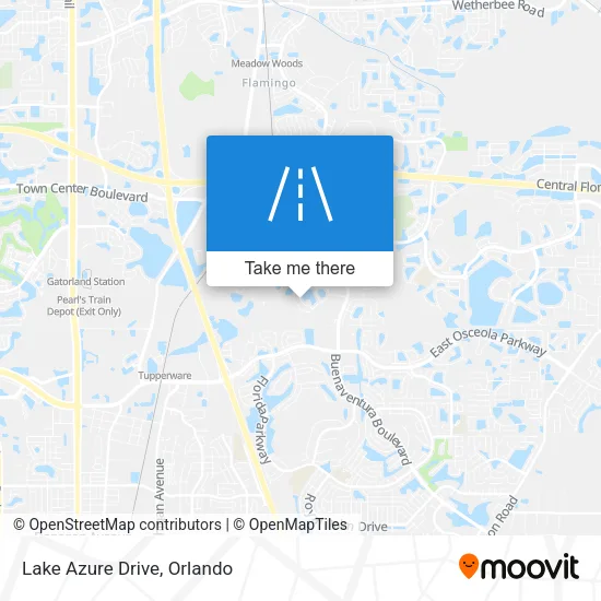 Mapa de Lake Azure Drive