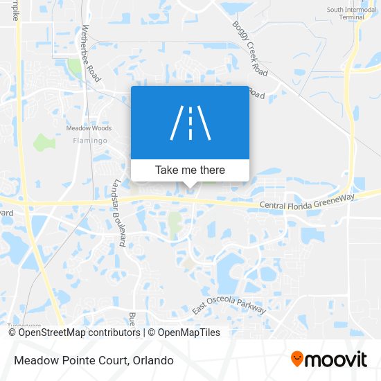 Meadow Pointe Court map