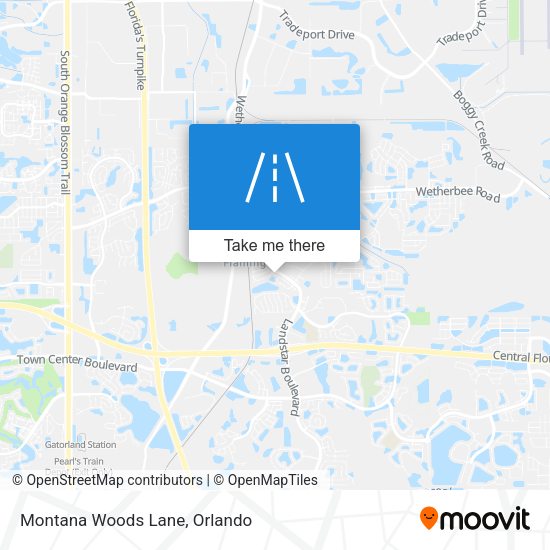 Mapa de Montana Woods Lane