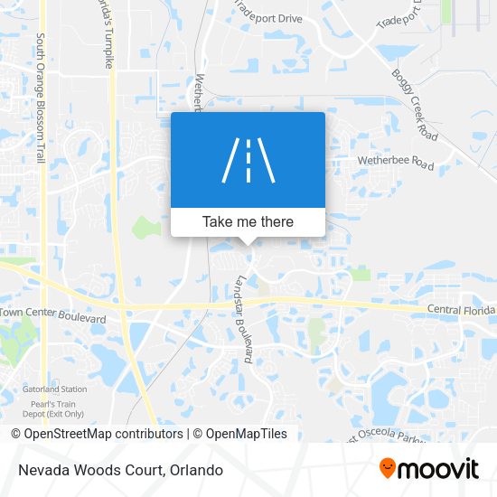 Mapa de Nevada Woods Court