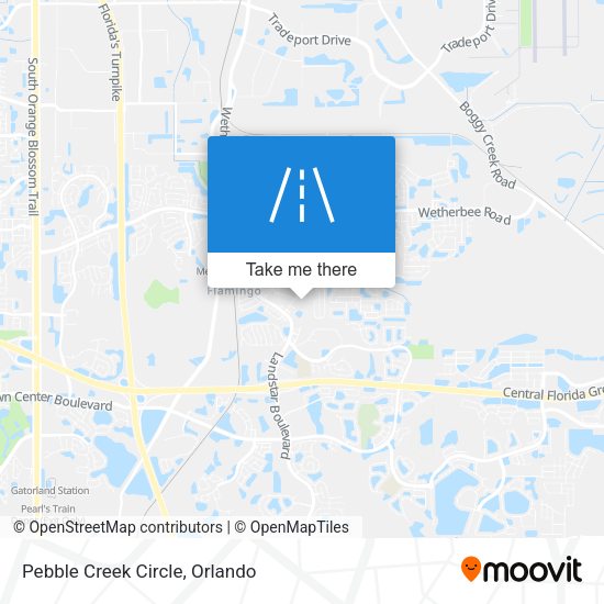 Pebble Creek Circle map
