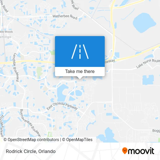 Rodrick Circle map