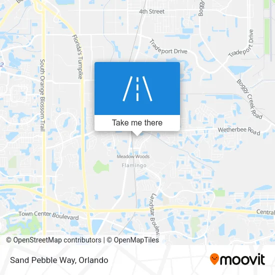 Sand Pebble Way map