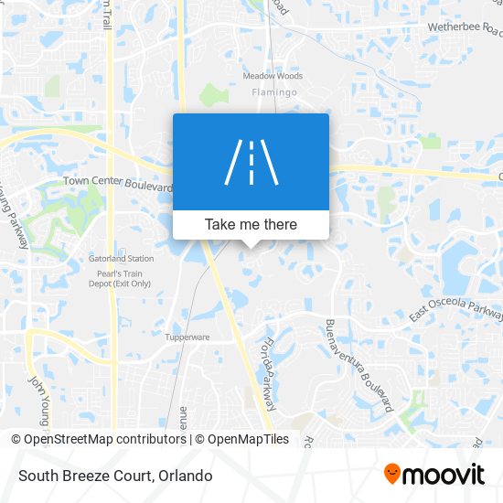 Mapa de South Breeze Court