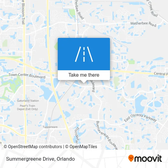Summergreene Drive map