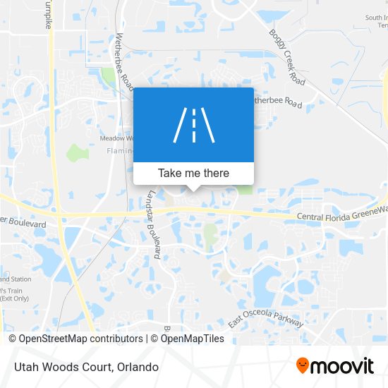 Mapa de Utah Woods Court