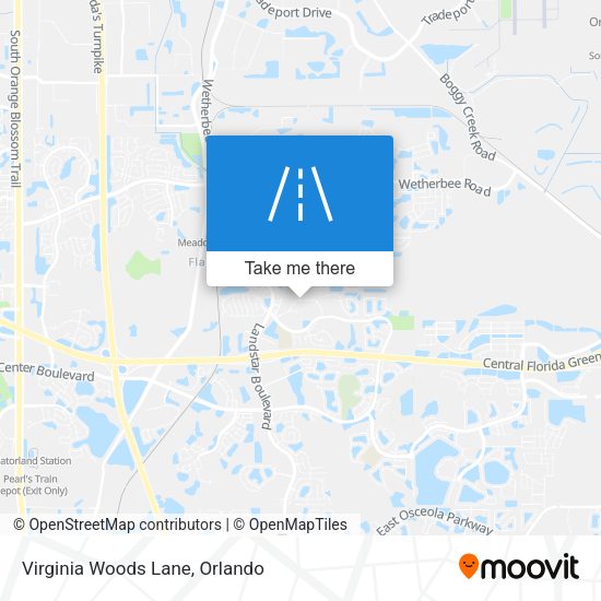 Mapa de Virginia Woods Lane