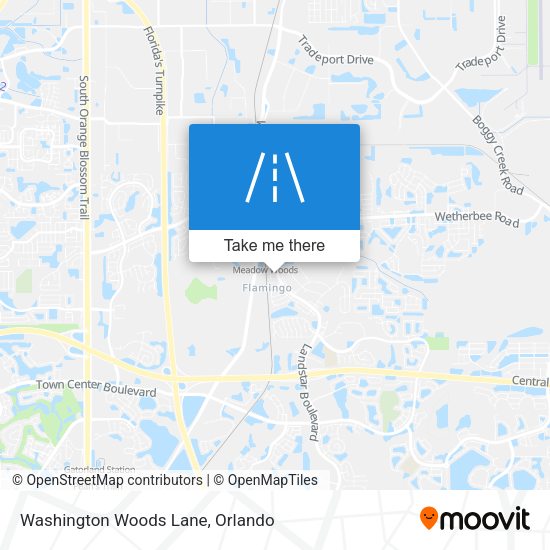 Mapa de Washington Woods Lane