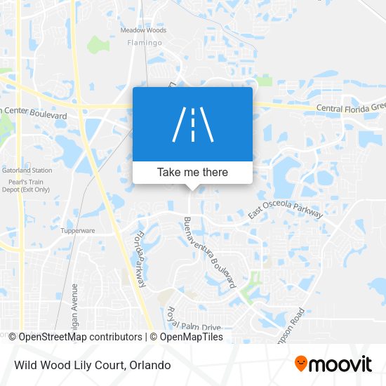 Mapa de Wild Wood Lily Court