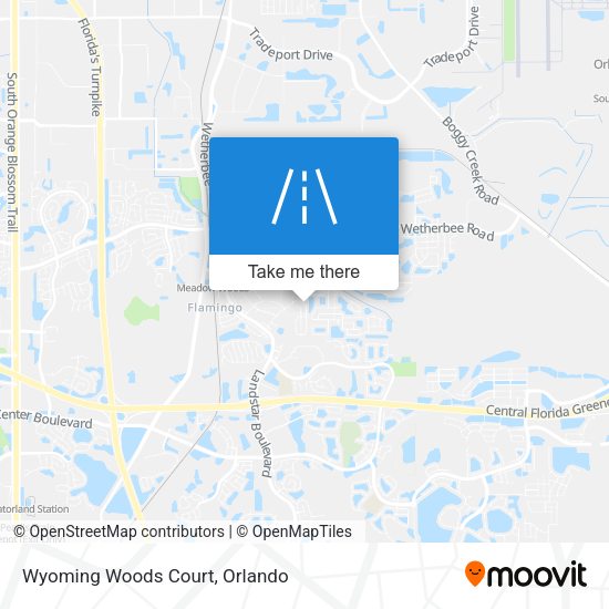 Wyoming Woods Court map