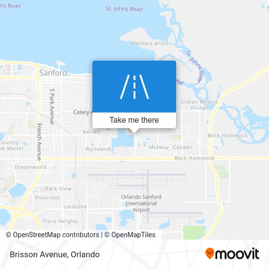 Brisson Avenue map